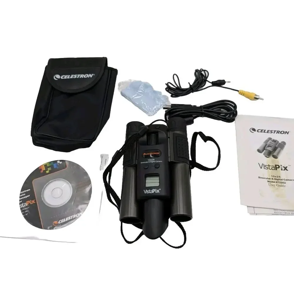 Celestron VistaPix 72202 10x25 Binoculars/1.3 MP Digital Camera